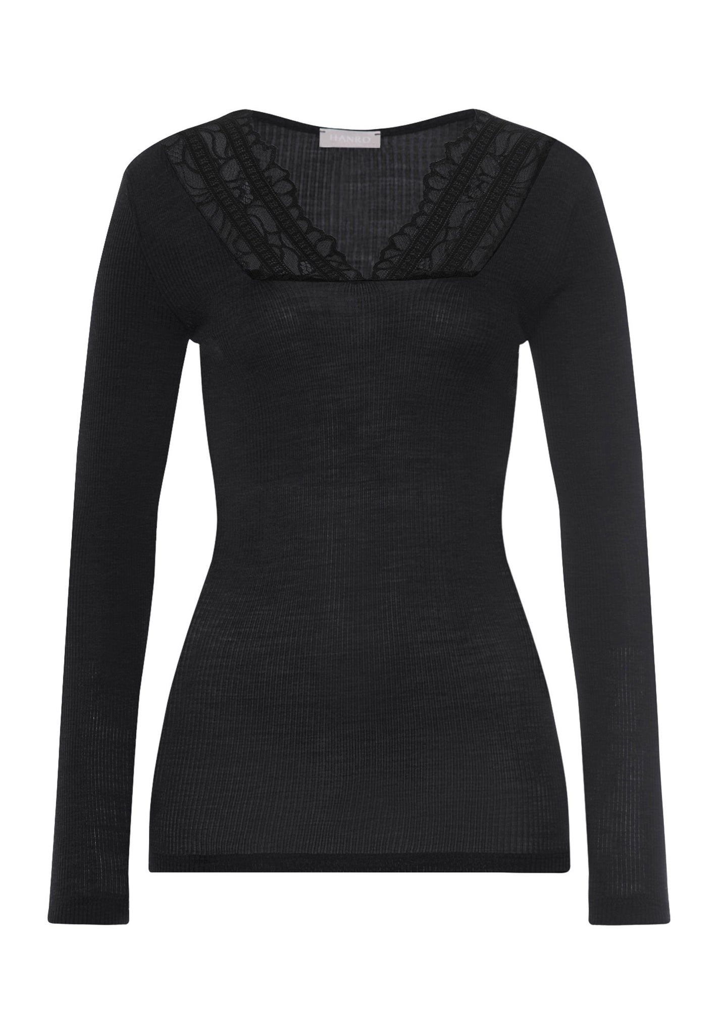 Front cutout view of HA phantom wool L/SLV Shirt