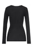 Back cutout view of HA phantom wool L/SLV Shirt
