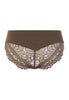 Back cutout view of HA natural teak wool Maxi Briefs