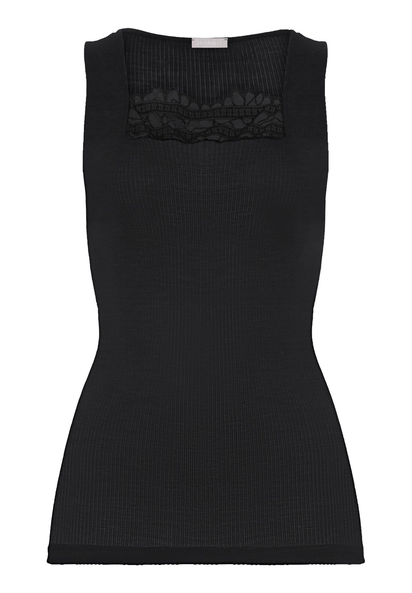 Front cutout view of HA phantom wool Tank Top