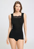 Front view of a women model wearing HA phantom wool Tank Top