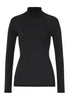 Front cutout view of HA phantom wool Turtle-Neck Shirt