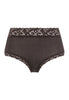 Front cutout view of HA dark mocha cotton Maxi Briefs