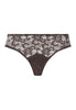 Front cutout view of HA dark mocha microfibre Mini Briefs