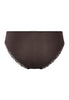 Back cutout view of HA dark mocha microfibre Mini Briefs