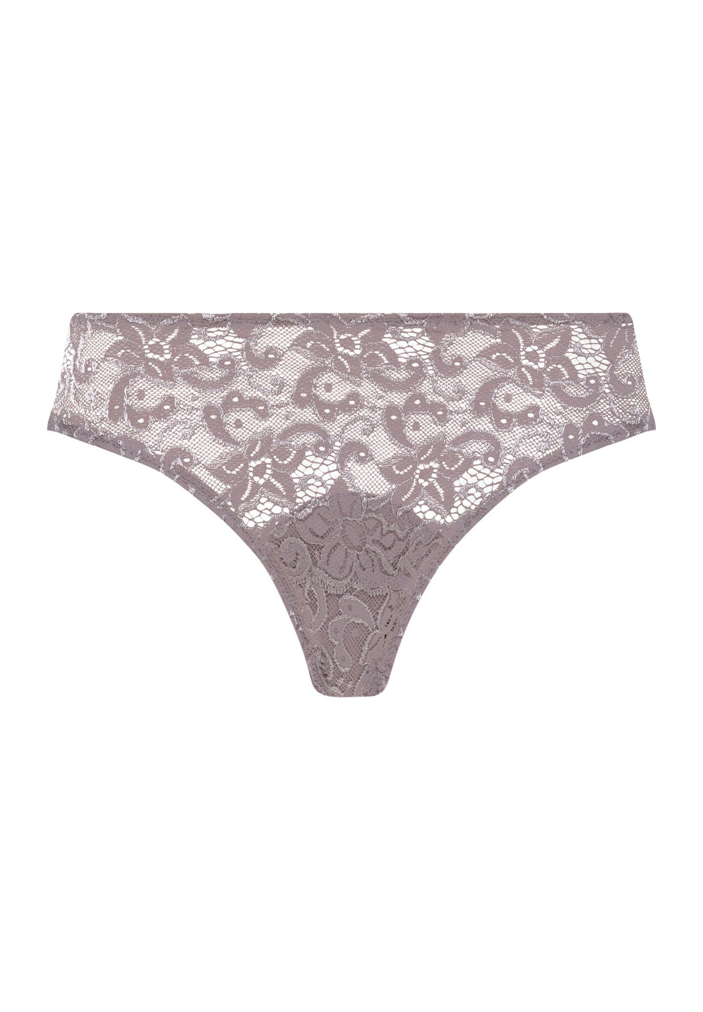 Front cutout view of HA stormy rose microfibre Mini Briefs