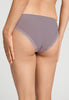 Back view of a women model wearing HA stormy rose microfibre Mini Briefs