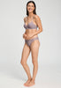 Full-body view of a women model wearing HA stormy rose microfibre Padded Bra