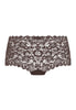 Back cutout view of HA dark mocha microfibre Panty
