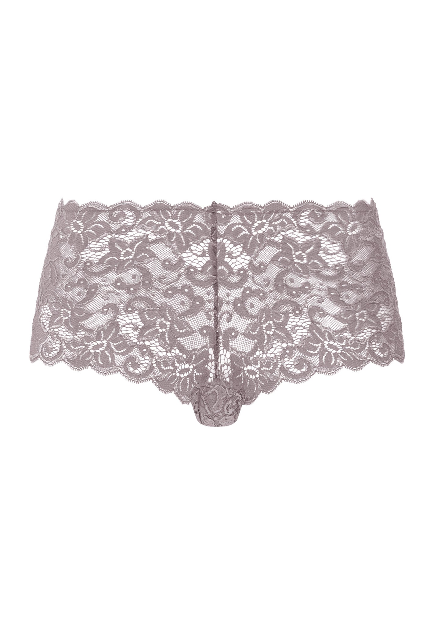 Front cutout view of HA stormy rose microfibre Panty