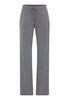 Front cutout view of HA stone melange modal/viscose/tencel Long Pants