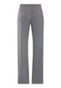 Back cutout view of HA stone melange modal/viscose/tencel Long Pants