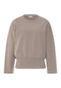 Front cutout view of HA rose grey cotton Sweatshirt