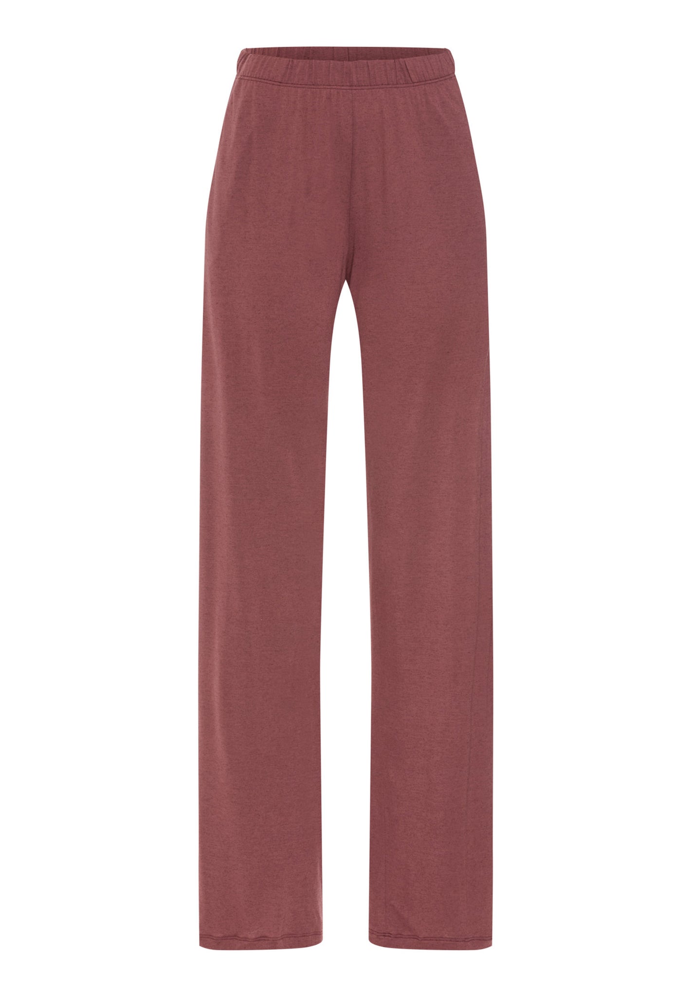 Front cutout view of HA apple butter modal/viscose/tencel Long Pants