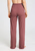 Back view of a women model wearing HA apple butter modal/viscose/tencel Long Pants