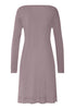 Back cutout view of HA stormy rose cotton L/SLV Nightdress 100cm