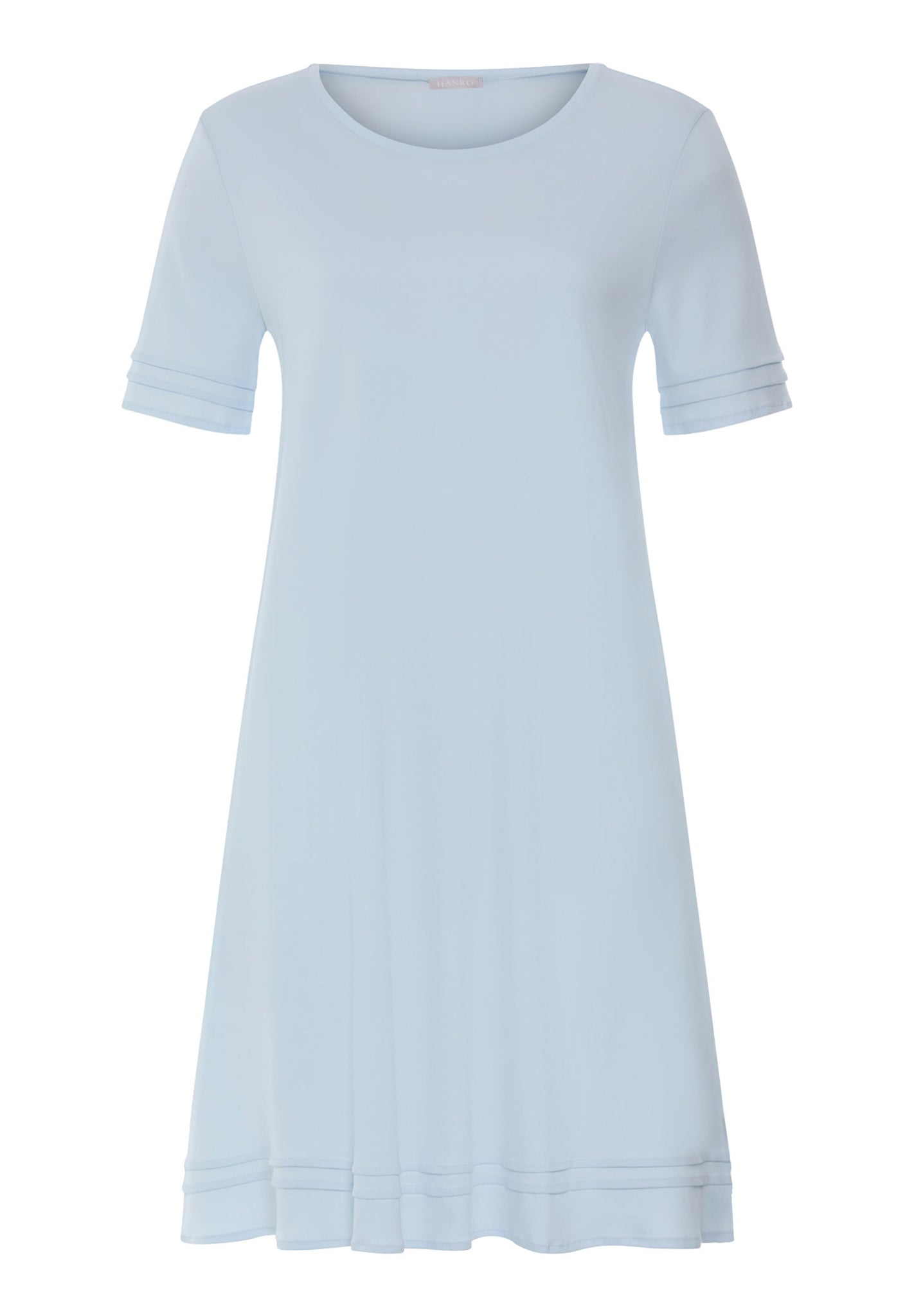 Front cutout view of HA pastel sky cotton S/SLV Nightdress 95cm
