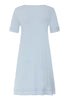 Back cutout view of HA pastel sky cotton S/SLV Nightdress 95cm