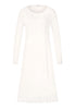Front cutout view of HA off white cotton L/SLV Nightdress 110cm