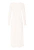 Back cutout view of HA off white cotton L/SLV Nightdress 130cm