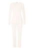 Front cutout view of HA off white cotton L/SLV Pajama
