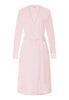 Front cutout view of HA rose bath cotton Robe 115cm