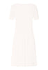 Back cutout view of HA off white cotton S/SLV Nightdress 100cm