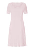 Front cutout view of HA rose bath cotton S/SLV Nightdress 100cm