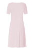 Back cutout view of HA rose bath cotton S/SLV Nightdress 100cm