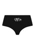 Front cutout view of HA black cotton Maxi Briefs