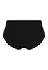 Back cutout view of HA black cotton Maxi Briefs