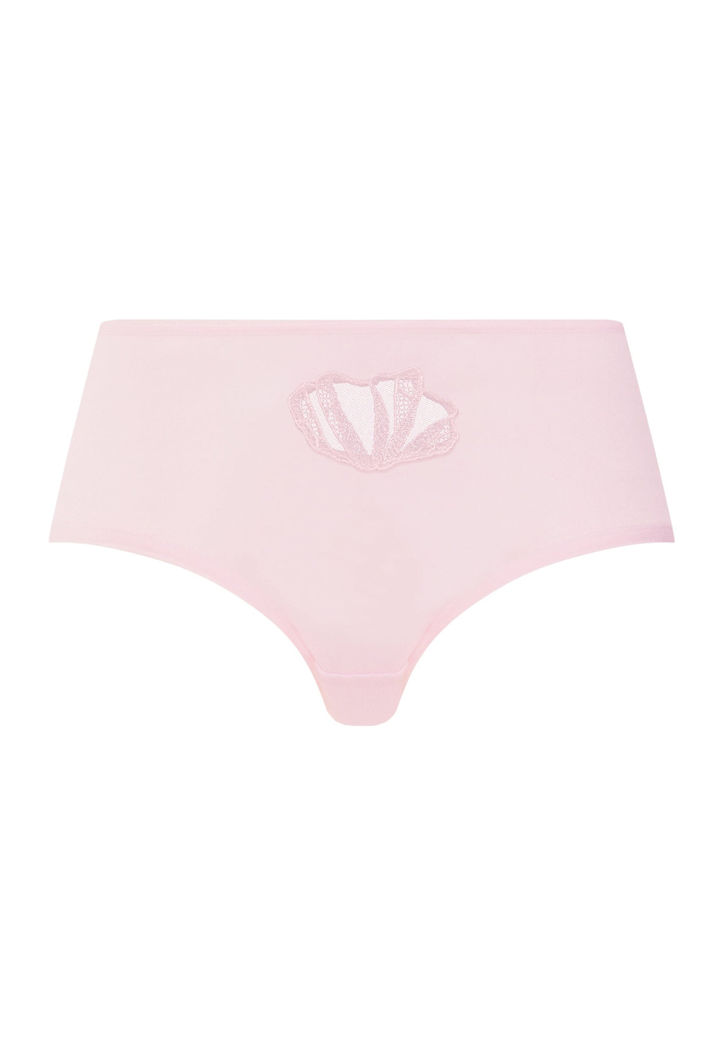 Front cutout view of HA rose bath cotton Maxi Briefs