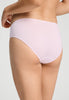 Back view of a women model wearing HA rose bath cotton Maxi Briefs