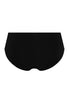 Back cutout view of HA black cotton Midi Briefs