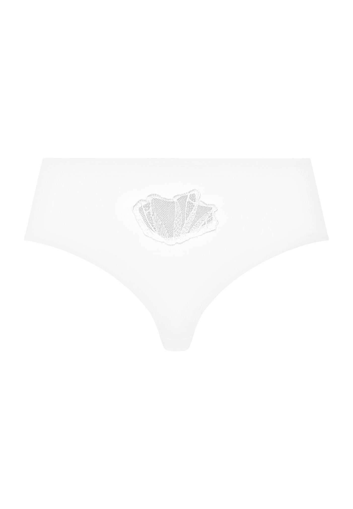 Front cutout view of HA off white cotton Midi Briefs