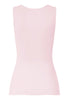 Back cutout view of HA rose bath cotton Tank Top