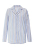 Front cutout view of HA lilian stripes modal/viscose/tencel L/SLV Bigshirt
