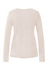 Back cutout view of HA moonlight modal/viscose/tencel L/SLV Shirt