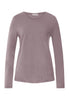 Front cutout view of HA stormy rose modal/viscose/tencel L/SLV Shirt