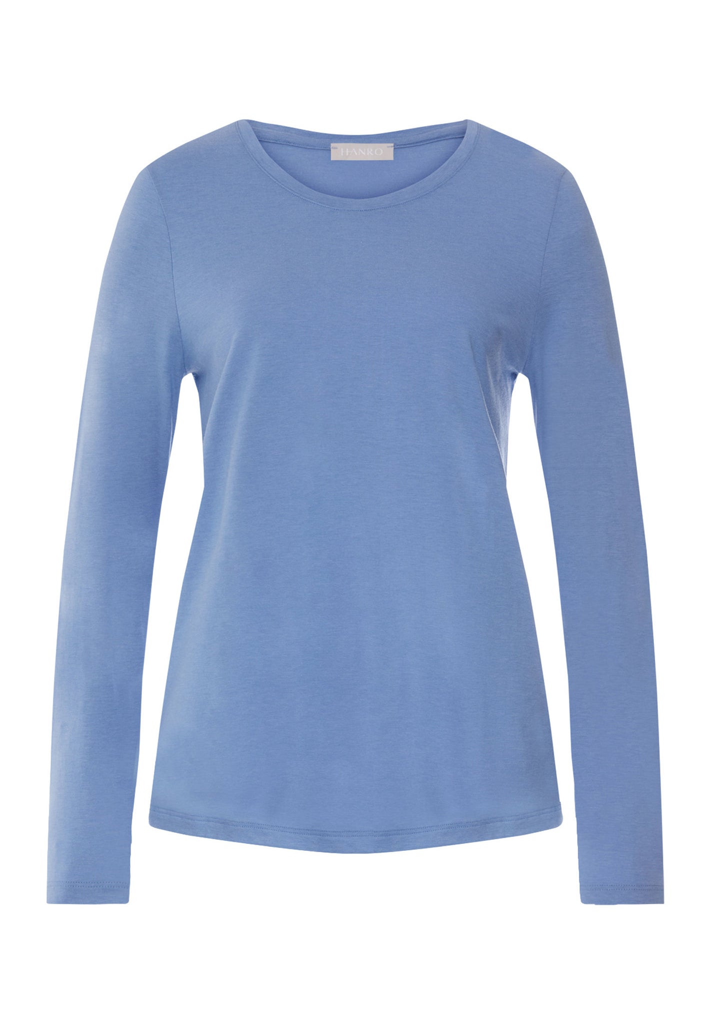 Front cutout view of HA bluebird modal/viscose/tencel L/SLV Shirt