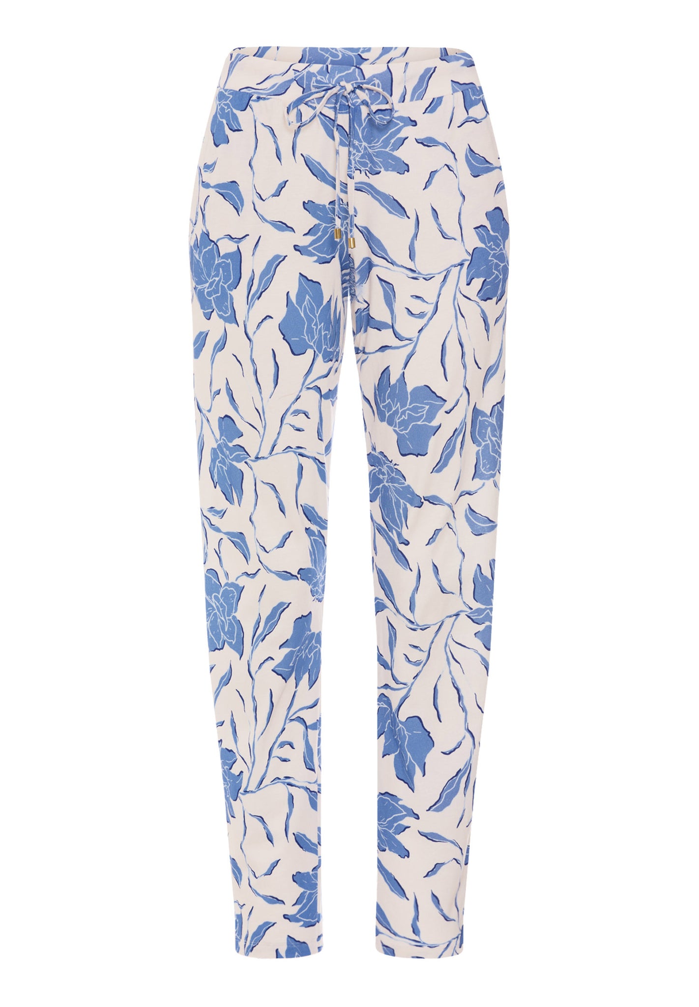 Front cutout view of HA graceful forms modal/viscose/tencel Long Pants