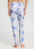 Back view of a women model wearing HA graceful forms modal/viscose/tencel Long Pants