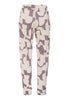 Back cutout view of HA divided circles modal/viscose/tencel Long Pants