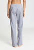 Back view of a women model wearing HA lilian stripes cotton Long Pants