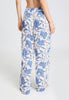 Back view of a women model wearing HA graceful forms modal/viscose/tencel Long Pants