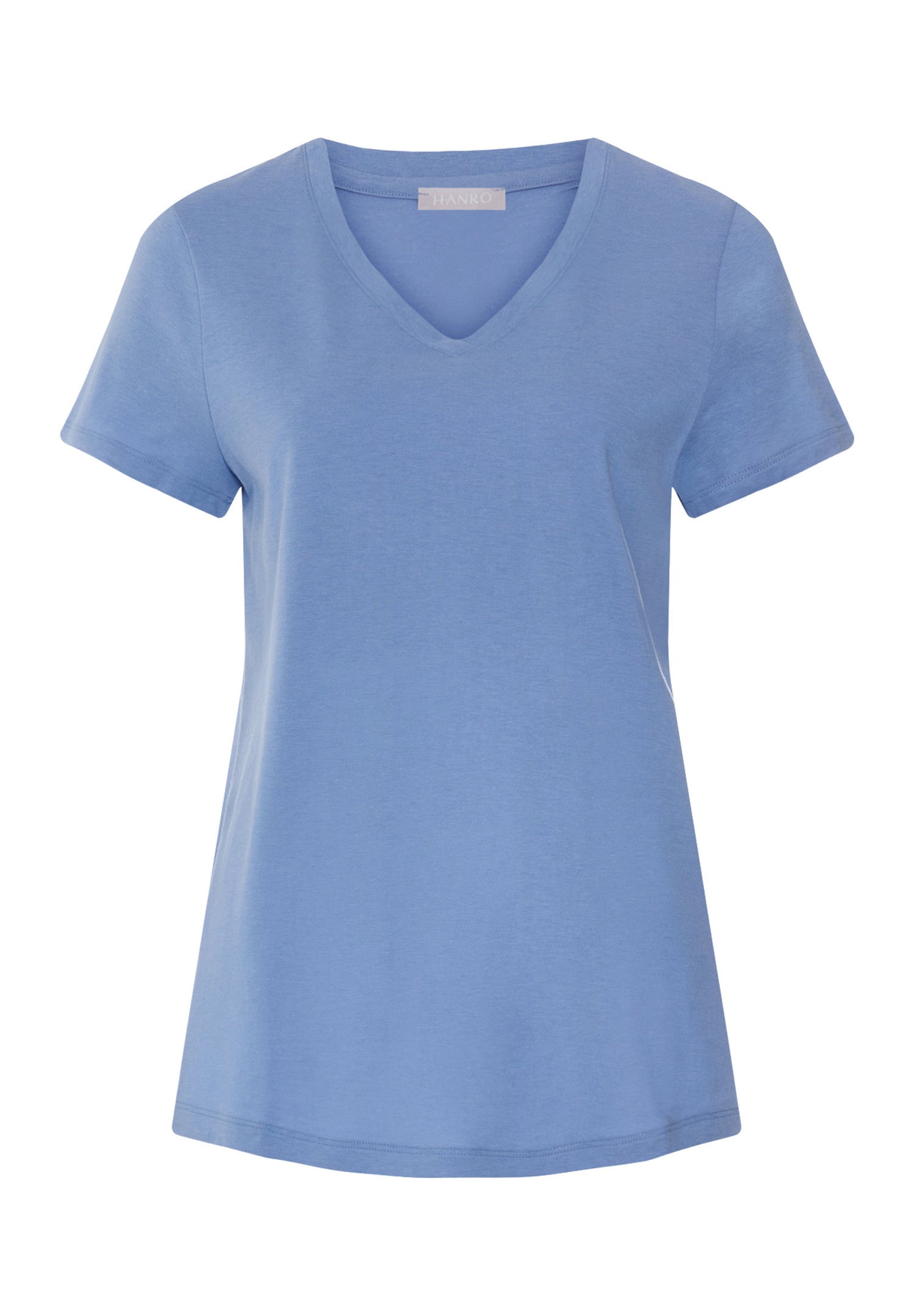 Front cutout view of HA bluebird modal/viscose/tencel S/SLV Shirt