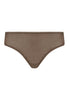 Front cutout view of HA natural teak microfibre Maxi Briefs