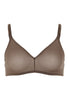 Front cutout view of HA natural teak microfibre Soft Cup Bra