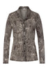 Front cutout view of HA calm systems modal/viscose/tencel L/SLV Shirt