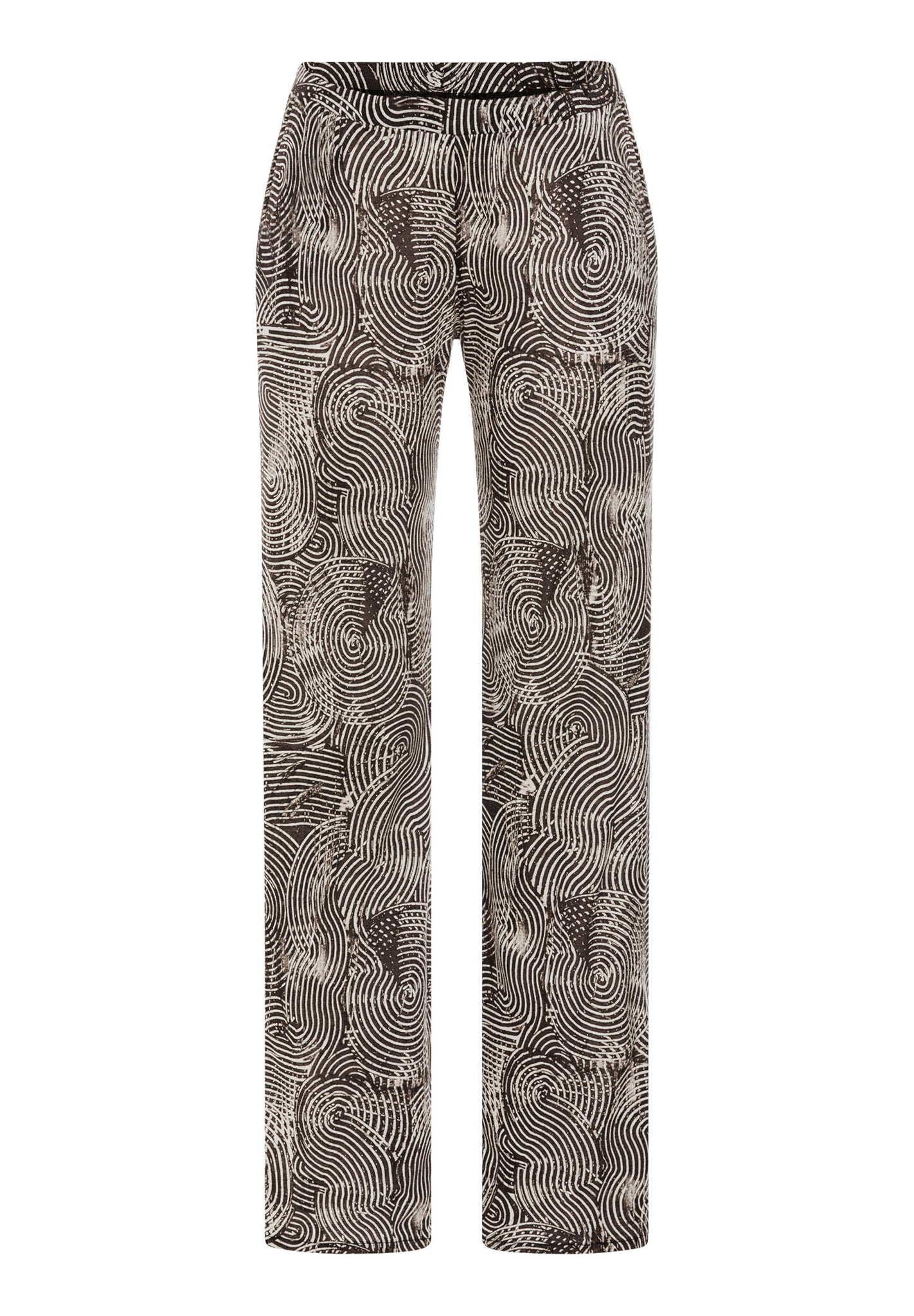 Front cutout view of HA calm systems modal/viscose/tencel Long Pants